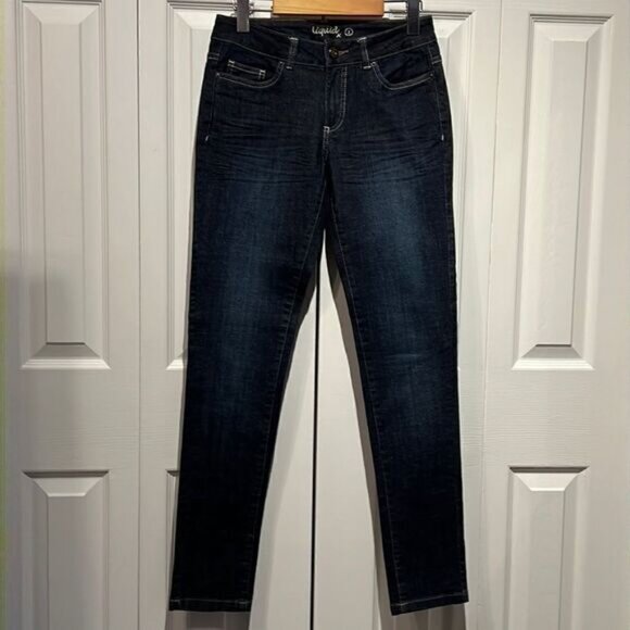 Liquid X Skinny Jeans Size 2   fits larger see measurements - Picture 2 of 10